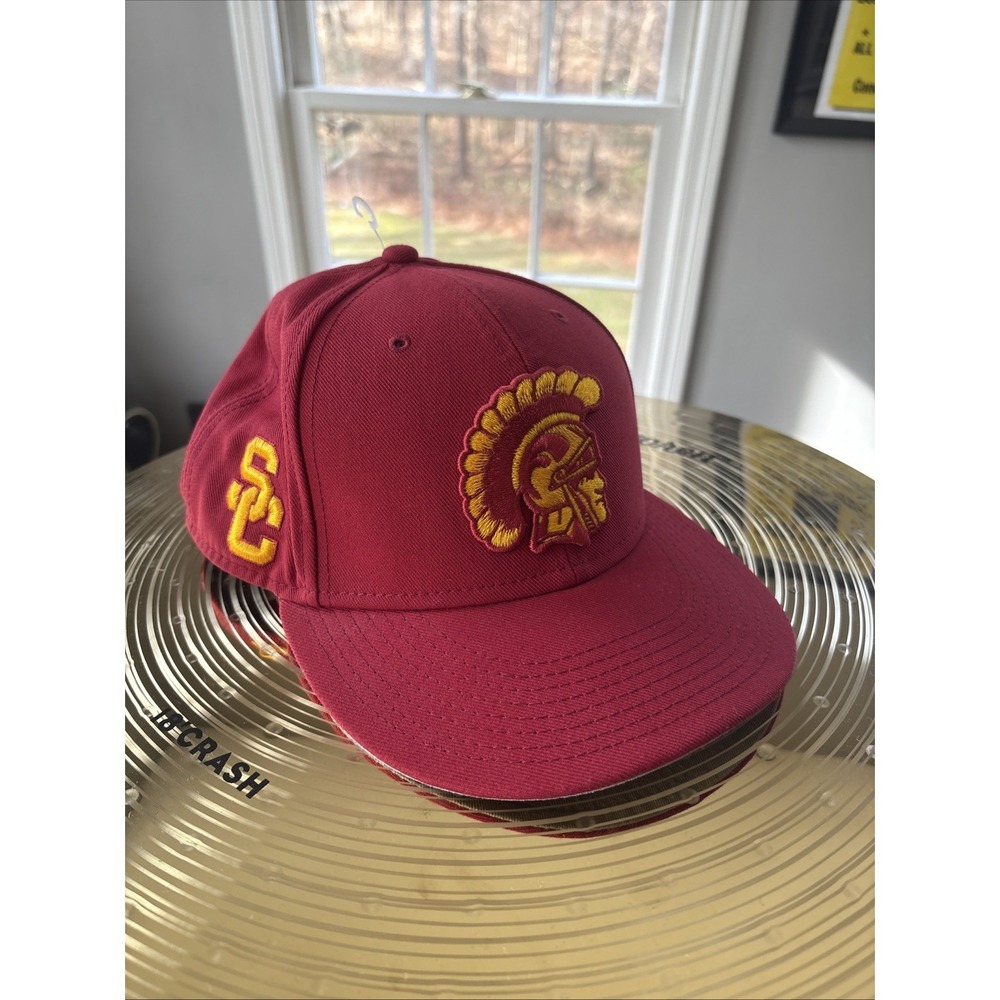 Nike‎ True Southern California Trojans Block Head Hat Snap Back Old School